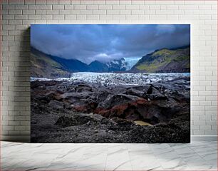Πίνακας, Icelandic Glacier Landscape Τοπίο παγετώνων της Ισλανδίας