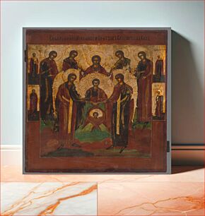 Πίνακας, Icon - christ emmanuel before the pre-incarnation