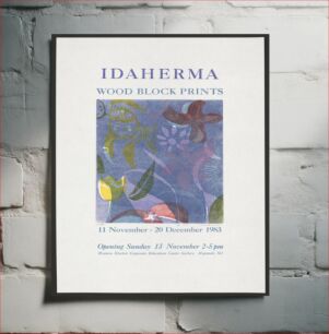 Πίνακας, Idaherma wood block prints