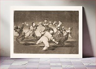 Πίνακας, If Marion wants to dance, she has to face the consequences herself by Francisco Goya