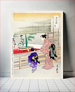 Πίνακας, Ikebana Exhibition (1896) by Ogata Gekko