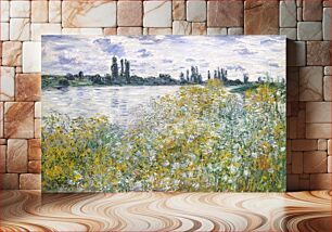 Πίνακας, Île aux Fleurs near Vétheuil (1880) by Claude Monet