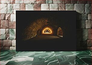 Πίνακας, Illuminated Ancient Tunnel Φωτισμένη Αρχαία σήραγγα
