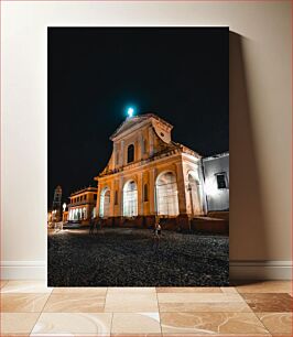 Πίνακας, Illuminated Church at Night Φωτισμένη Εκκλησία τη νύχτα