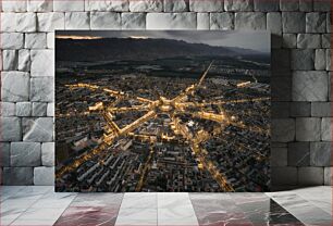 Πίνακας, Illuminated City at Dusk Φωτισμένη πόλη στο σούρουπο