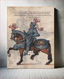 Πίνακας, Illustrated Manuscript Inventory of an Armory for Sale by Lottery, German