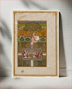 Πίνακας, Illustration from the 'Gulshan-i 'Ishq (Rose Garden of Love)