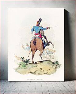 Πίνακας, Illustration of the officer of horse artillery from Picturesque Representations of the Dress and Manners of the English(1814) by William Alexander (1767-1816)