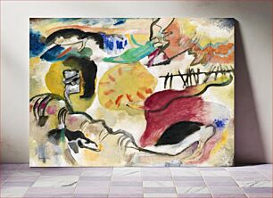 Πίνακας, Improvisation 27 (Garden of Love II) (1912) by Wassily Kandinsky