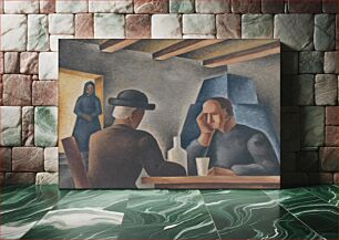 Πίνακας, In an inn by Mikuláš Galanda