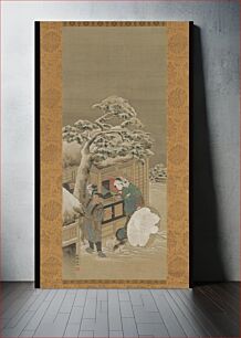 Πίνακας, In Front of a Shop by Katsushika Hokusai