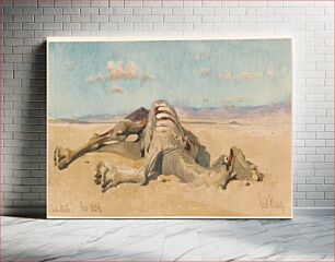 Πίνακας, In the Desert (1859) by Carl Haag