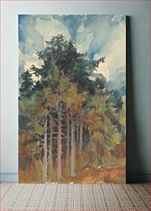 Πίνακας, In the forest in autumn by Zolo Palugyay