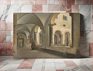 Πίνακας, In the Franciscan monastery of Santa Maria in Aracoeli in Rome by C.W. Eckersberg