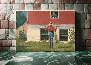 Πίνακας, In the Garden (1874) by Winslow Homer
