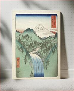 Πίνακας, In the Mountains of Izu Province by Utagawa Hiroshige