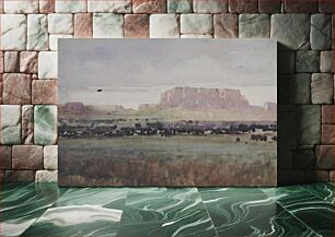 Πίνακας, In the Plateau Country, Colorado by William Henry Holmes, born Cadiz, OH 1846-died Royal Oak, MI 1933