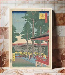 Πίνακας, Inari Shrine at Oji (Oji Inari no yashiro) From the Series One Hundred Famous views of Edo by Utagawa Hiroshige
