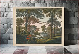 Πίνακας, Indian garden - theatrical decoration, Winckelmann And Son