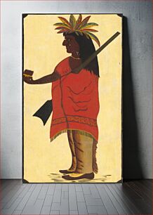 Πίνακας, Indian Tobacco Shop Sign [obverse, Indian facing left], second half 19th century