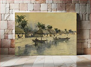 Πίνακας, Indian Village, Cozumel Island, Yucatan, William Henry Holmes