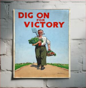 Πίνακας, INF3-96 Food Production Dig for Victory Artist Peter Fraser