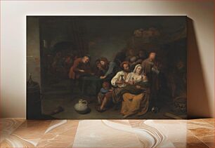 Πίνακας, Inn scene by David III Rijckaert