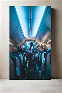 Πίνακας, Inside an Airplane Μέσα σε ένα αεροπλάνο