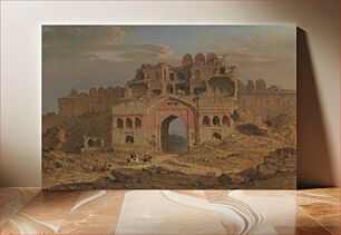 Πίνακας, Inside the Main Entrance of the Purana Qila, Delhi