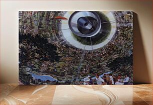 Πίνακας, Interior of a Bernal sphere with glider. NASA ID number AC76-0628