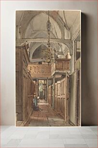 Πίνακας, Interior of Bushey Church (ca. 1815–1820) by William Henry Hunt