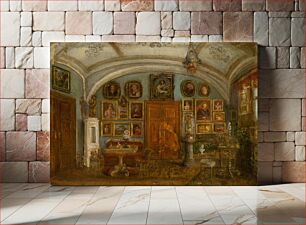 Πίνακας, Interior of her atelier, Anna Zmeškalová