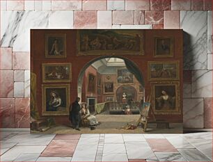 Πίνακας, Interior of the British Institution (Old Master Exhibition, Summer 1832)