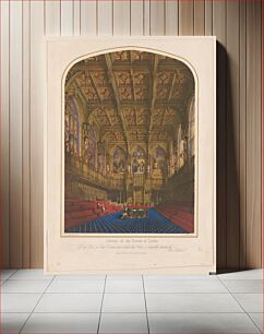 Πίνακας, Interior of the house of lords