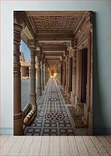 Πίνακας, Intricate Architectural Hallway Περίπλοκος αρχιτεκτονικός διάδρομος