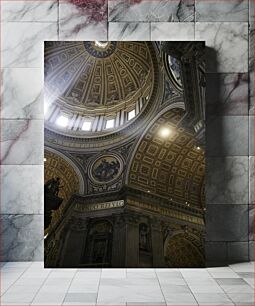 Πίνακας, Intricate Cathedral Dome Περίπλοκος θόλος καθεδρικού ναού