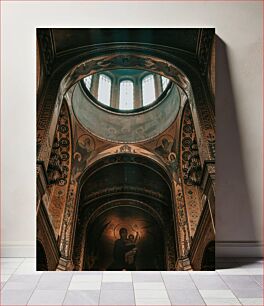 Πίνακας, Intricate Church Interior Περίπλοκο εσωτερικό της εκκλησίας