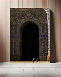 Πίνακας, Intricate Mosque Entrance Περίπλοκη είσοδος τζαμιού