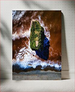 Πίνακας, Isolated Rock in Dynamic Ocean Απομονωμένος Βράχος στον Δυναμικό Ωκεανό