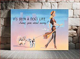 Πίνακας, It's been a dog's life since you went away! (1930–1945)
