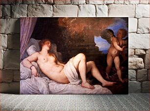 Πίνακας, Italiano: Danae, (olio su tela, cm 118,5 x 170), Napoli Museo di Capodimonte (inv. Q 134)
