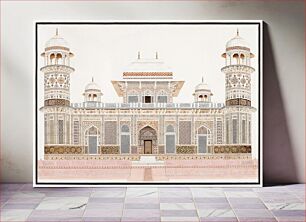 Πίνακας, Itmad-ud-Daula tomb at Agra (1820) painting