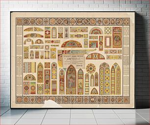 Πίνακας, J.F. Carse, stained glass works for domestic and ecclesiastical purposes, special designs and estimates on application