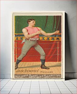 Πίνακας, Jack Dempsey, Pugilist, from the Goodwin Champion series for Old Judge and Gypsy Queen Cigarettes