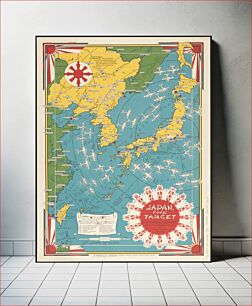 Πίνακας, Japan, the target : a pictorial Jap-map