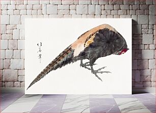 Πίνακας, Japanese bird (1830–1840) vintage prints by Hakusanjin Hokui