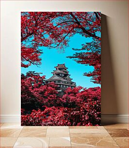 Πίνακας, Japanese Castle in Autumn Ιαπωνικό κάστρο το φθινόπωρο