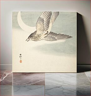 Πίνακας, Japanese Cuckoo with Moon by Ohara Shōson