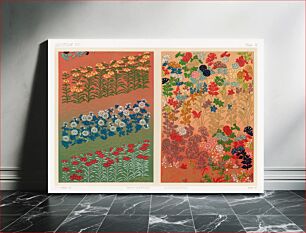 Πίνακας, Japanese flower fan pattern by G.A. Audsley-Japanese illustration