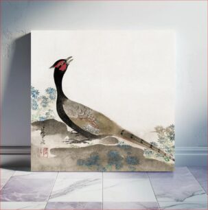 Πίνακας, Japanese pheasant (1658–1716) vintage painting by Ogata Korin